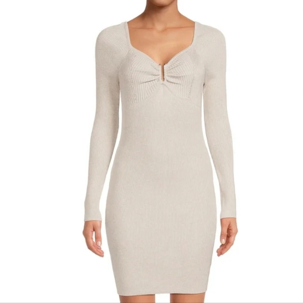 Elegant Cream Mini Dress